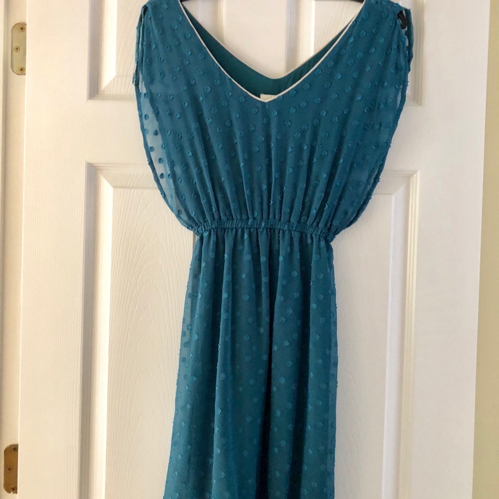 Teal summer dress